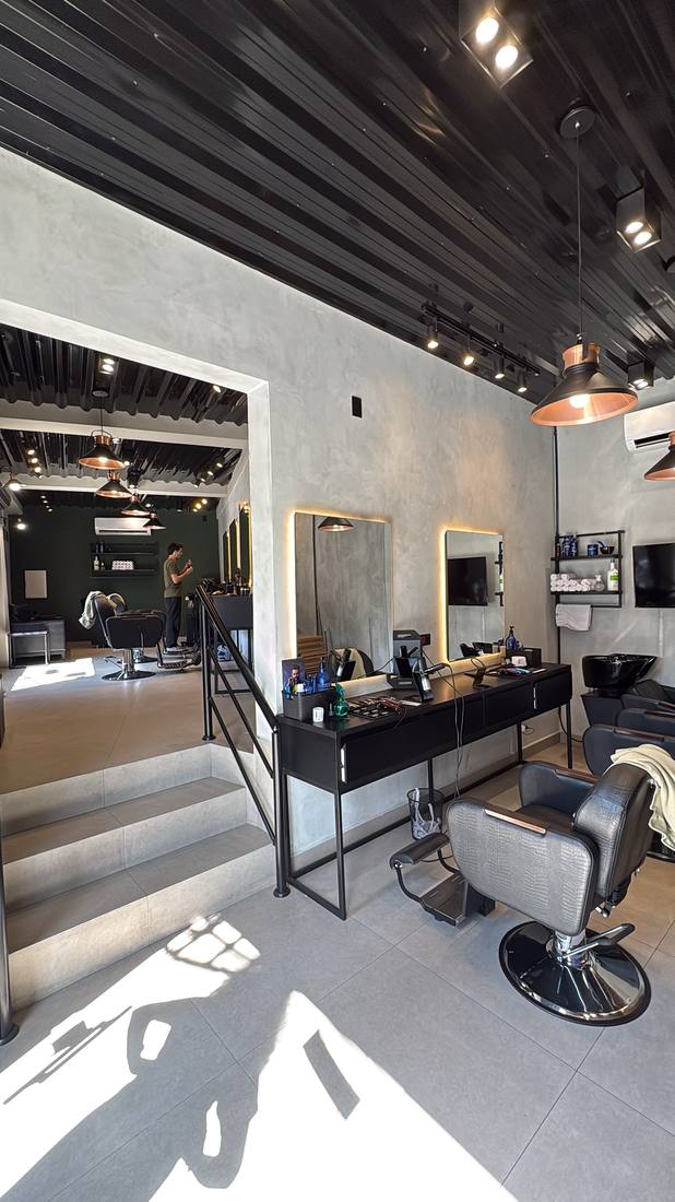 Recepção da Barbearia Guava